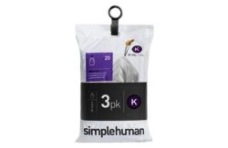 simplehuman Bin Liner Code K 3 x 20 Pack 60 Liners